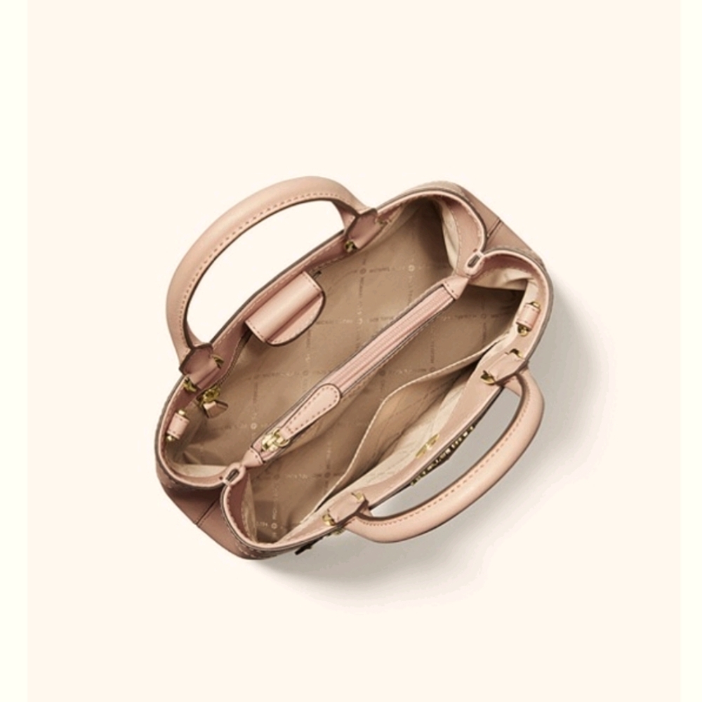 MICHAEL KORS HAILEE SAFFIANO SMALL LEATHER SATCHEL - Picture 14 of 16